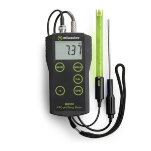 "MW102 SMART PORTABLE pH/°C METER WITH ATC"